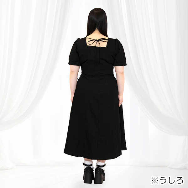 ゴシック編み上げバックルワンピース(3L/4L/5L) | 大きいサイズの